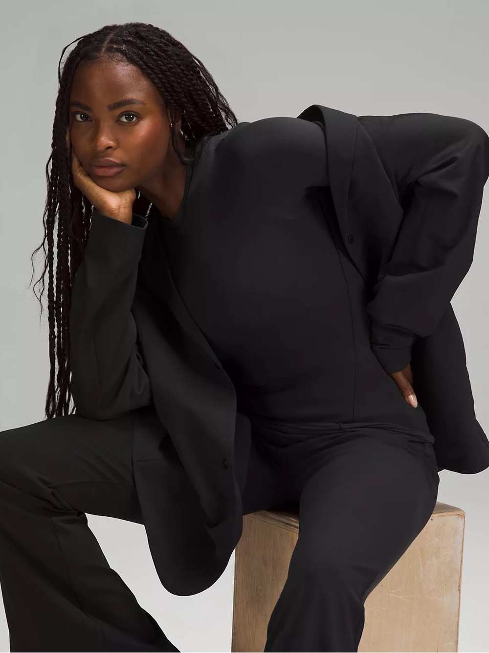 Lululemon Wundermost Ultra-Soft Nulu Crewneck Long-Sleeve Shirt